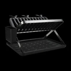 Keukenaccessoires|Ygo Afdruiprek REENA Plooibaar Zwart