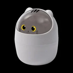 Decoratieve Accessoires|Tapijten |Ygo Afvalemmertje GREY CAT Grijs