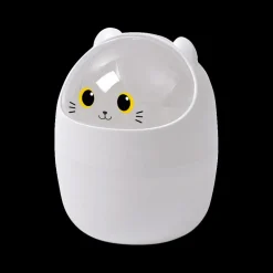 Decoratieve Accessoires|Tapijten |Ygo Afvalemmertje WHITE CAT Wit