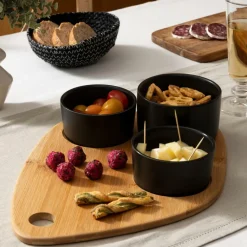 Servies|Aperitief & Wijn|Ygo Aperoset BLACKWOOD Druppel 4Del.