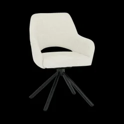 Stoelen|Ygo Armstoel AVORIO Cream Bouclé