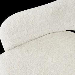 Stoelen|Ygo Armstoel AVORIO Cream Bouclé