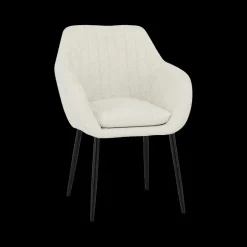 Stoelen|Ygo Armstoel BAVO Bouclé Ecru