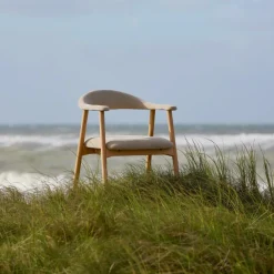 Stoelen|Ygo Armstoel COLETTE Danny Beige - Poot Eik