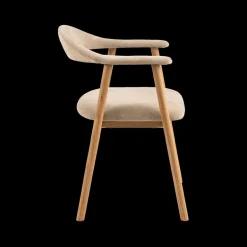 Stoelen|Ygo Armstoel COLETTE Danny Beige - Poot Eik