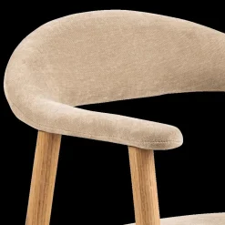 Stoelen|Ygo Armstoel COLETTE Danny Beige - Poot Eik