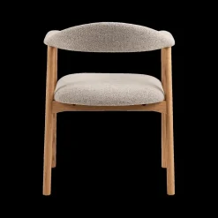 Stoelen|Ygo Armstoel COLETTE Monza Beige - Poot Eik