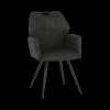 Stoelen|Ygo Armstoel ELODIE Zorro Antraciet
