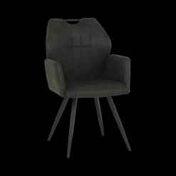Stoelen|Ygo Armstoel ELODIE Zorro Antraciet