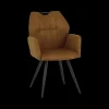Stoelen|Ygo Armstoel ELODIE Zorro Cognac