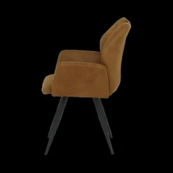 Stoelen|Ygo Armstoel ELODIE Zorro Cognac