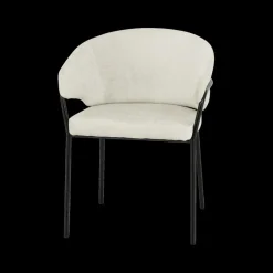 Stoelen|Ygo Armstoel ELOISE Natural Pt Zwart