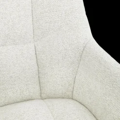 Stoelen|Ygo Armstoel LIZZY Cream Pt Zwart