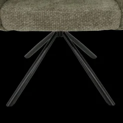 Stoelen|Ygo Armstoel ROCCO 360° Brown Natural