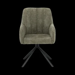 Stoelen|Ygo Armstoel ROCCO 360° Brown Natural