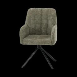 Stoelen|Ygo Armstoel ROCCO 360° Brown Natural