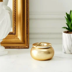 Asbakken|Ygo Asbak ROKNI Goud