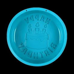 Bakaccessoires|Ygo Bakvorm LILY Happy Birthday Sil. Blauw