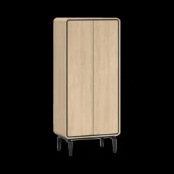 Bergkasten|Ygo Barkast NESTOR Eik/Zwart B76