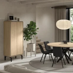 Bergkasten|Ygo Barkast NESTOR Eik/Zwart B76