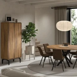 Bergkasten|Ygo Barkast NESTOR Walnoot/Zwart B76