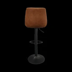 Stoelen|Barkrukken|Ygo Barkruk GARCIA PU Vintage Cognac