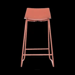 Barkrukken|Ygo Barkruk LUPIN Metaal Terracotta