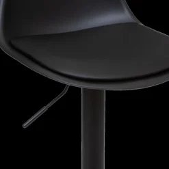 Barkrukken|Ygo Barkruk MARIKO PU zwart