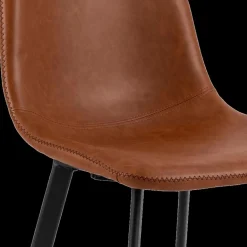 Barkrukken|Ygo Barstoel AMBROS PU retro leather look brandy 691B - ZH76,5cm