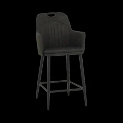 Barkrukken|Ygo Barstoel CHUCK met Greep Luxor Antraciet