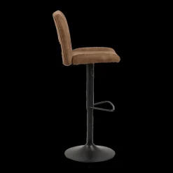 Barkrukken|Ygo Barstoel FINLEY Preston fabric light brown 22