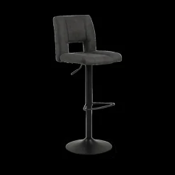 Barkrukken|Ygo Barstoel FINLEY Preston fabric anthracite 96