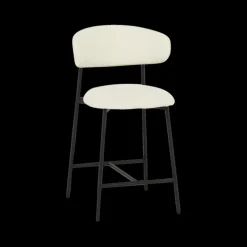 Barkrukken|Ygo Barstoel FJERRE Bouclé Ecru