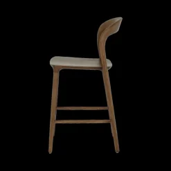 Barkrukken|Ygo Barstoel JEPPE Ash Wood Walnut