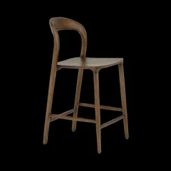 Barkrukken|Ygo Barstoel JEPPE Ash Wood Walnut