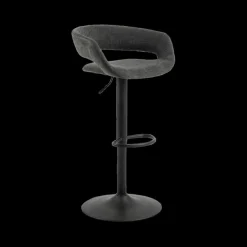 Barkrukken|Ygo Barstoel JUSTINE Apia Dark Grey B54