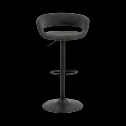 Barkrukken|Ygo Barstoel JUSTINE Apia Dark Grey B54
