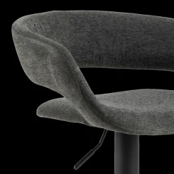 Barkrukken|Ygo Barstoel JUSTINE Apia Dark Grey B54