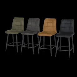 Barkrukken|Ygo Barstoel LORIS ECO PU Nero