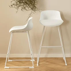 Barkrukken|Ygo Barstoel NECTAR PU Wit ZH66