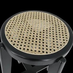 Barkrukken|Ygo Barstoel OLAF Beech Wood Black ZH66