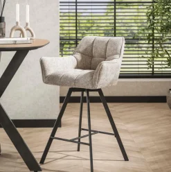 Barkrukken|Ygo Barstoel SAVANA Zand ZH69