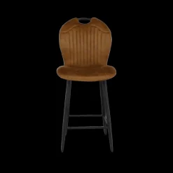 Barkrukken|Ygo Barstoel TWISTER Softyl Cognac