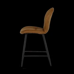 Barkrukken|Ygo Barstoel TWISTER Softyl Cognac