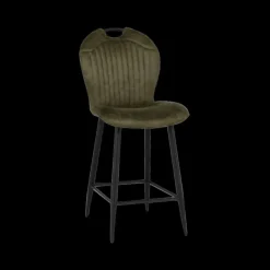 Barkrukken|Ygo Barstoel TWISTER Softyl Olive