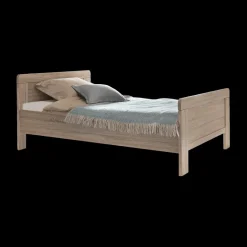 1-Persoonsbedden|Ygo Bed HAVARD 90x200 Eik