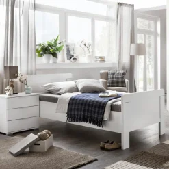 1-Persoonsbedden|Ygo Bed HAVARD 90x200 Wit