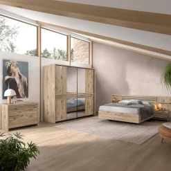 2-Persoonsbedden|Ygo Bed ILJA 160x200 Zijwand met Nachttafels