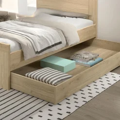 Bedden|Ygo Bedkader DIEWKE Eik 90x200