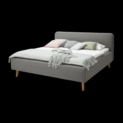 2-Persoonsbedden|Ygo Bedkader MATTI Aspen Grijs 160x200